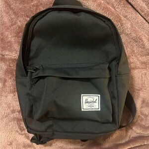 Herschel Supply Company Black Backpack Minimalist Design
